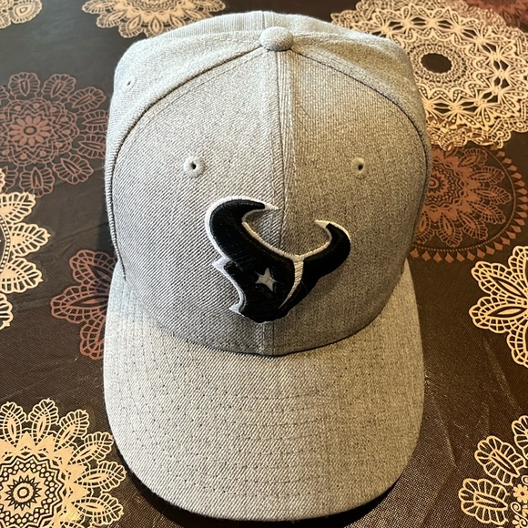 Gray NFL Houston Texans New Era 59FIFTTY 7 1/4 Fitted Hat - Picture 1 of 8
